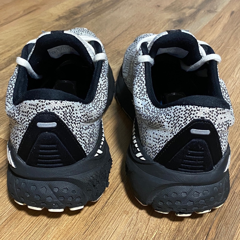 Brooks Adrenaline GTS 21 Womens Running Shoes Size 9.5 Black White NO INSERTS! - Picture 8 of 9